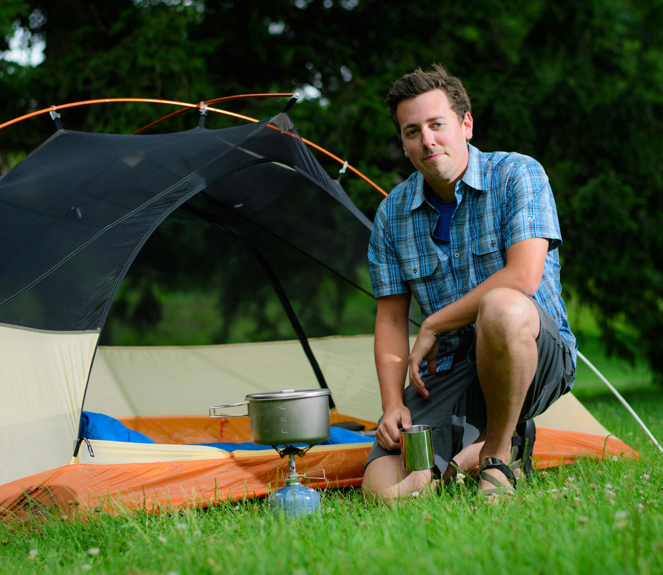 Camping expert Eric Pelto.