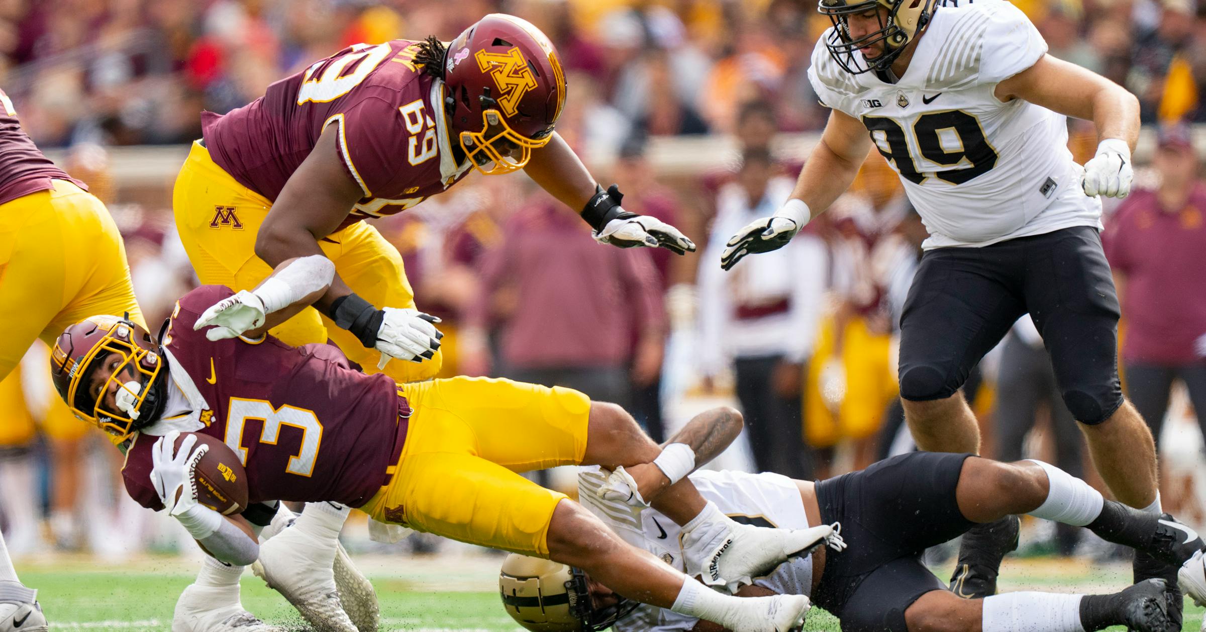 Self-inflicted mistakes pile up as Gophers implode in first loss