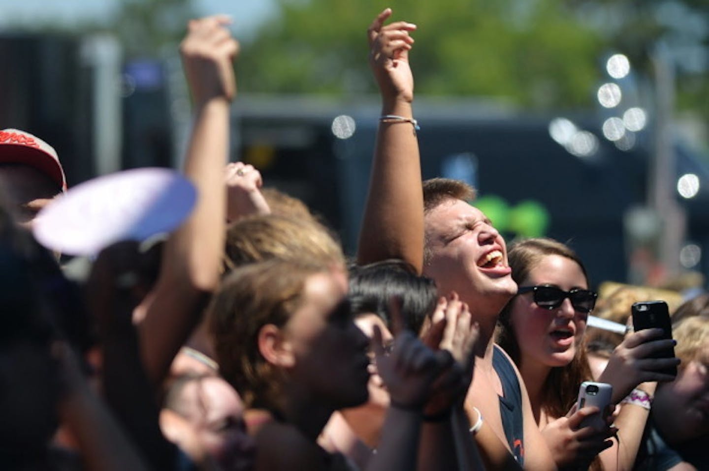 Young, sunburned fans showed no signs of being burned out on Warped Tour when it hit Shakopee in 2015. / Star Tribune file