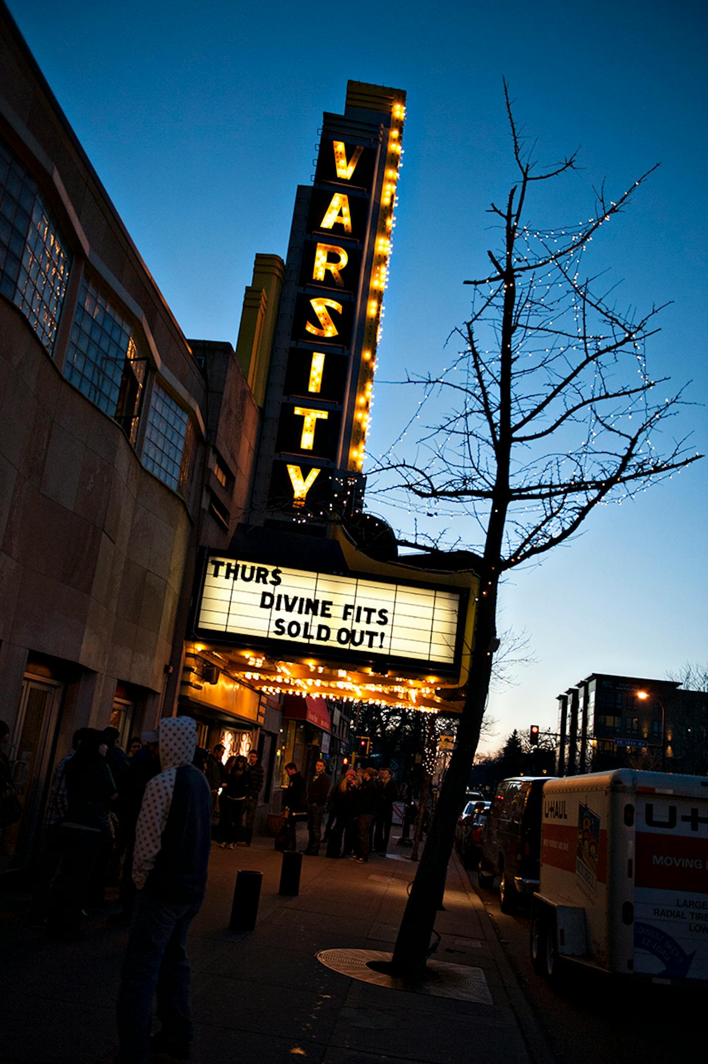 Divine Fits perform at the Varsity Theater on April 4, 2013. Photo by Leslie Plesser.