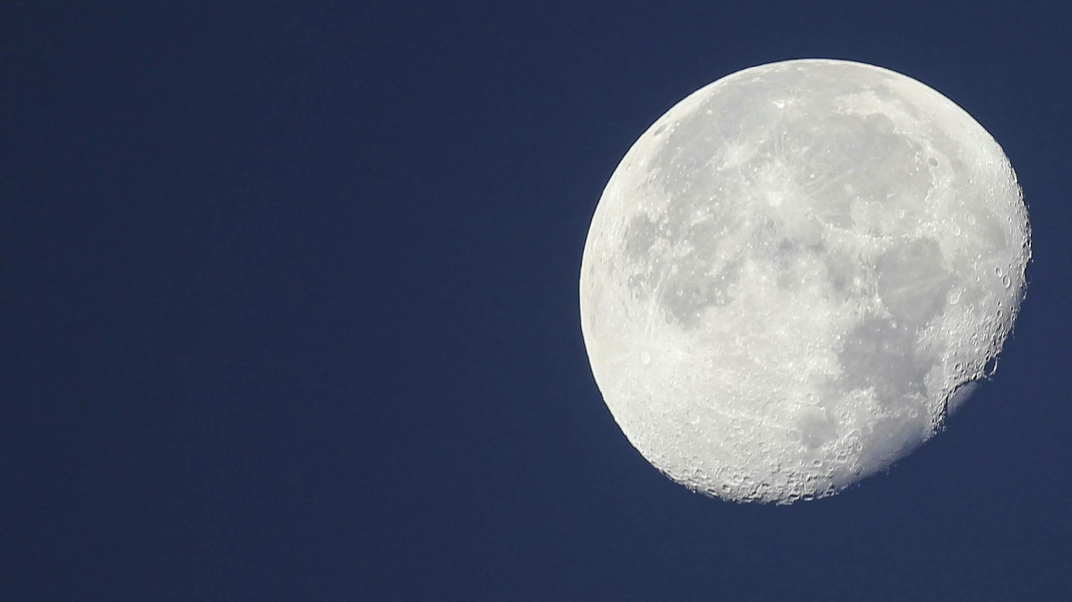 A three-quarter moon shines brightly Saturday, Oct. 11, 2014, above Crex Meadows Wildlife Area in Grantsburg, WI.](DAVID JOLES/STARTRIBUNE)djoles@startribune.com Crex Meadows Wildlife Area is a 30,000 acre wildlife area wetlands located near the St. Croix River and Grantsburg, WI. Crex is home to more than 700 plant species and 270 species of birds use Crex, including around 10,000 sandhill cranes during their annual fall migration south.