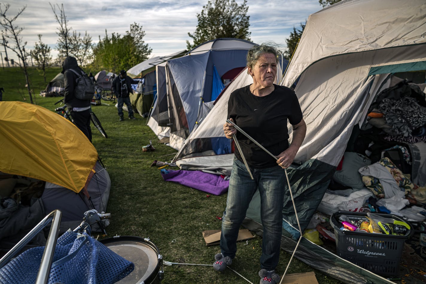 Camp Quarantine was too close to the epicenter of last night's protests over the death of George Floyd, a Met Council spokeswoman said.