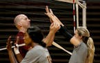 Gophers volleyball coach Hugh McCutcheon and Samantha Seliger-Swenson were both honored by the Big Ten on Wednesday.