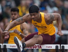 Eric Walker, a onetime University of Minnesota track standout has died after colliding with a speeding, erratic driver who fled the scene.