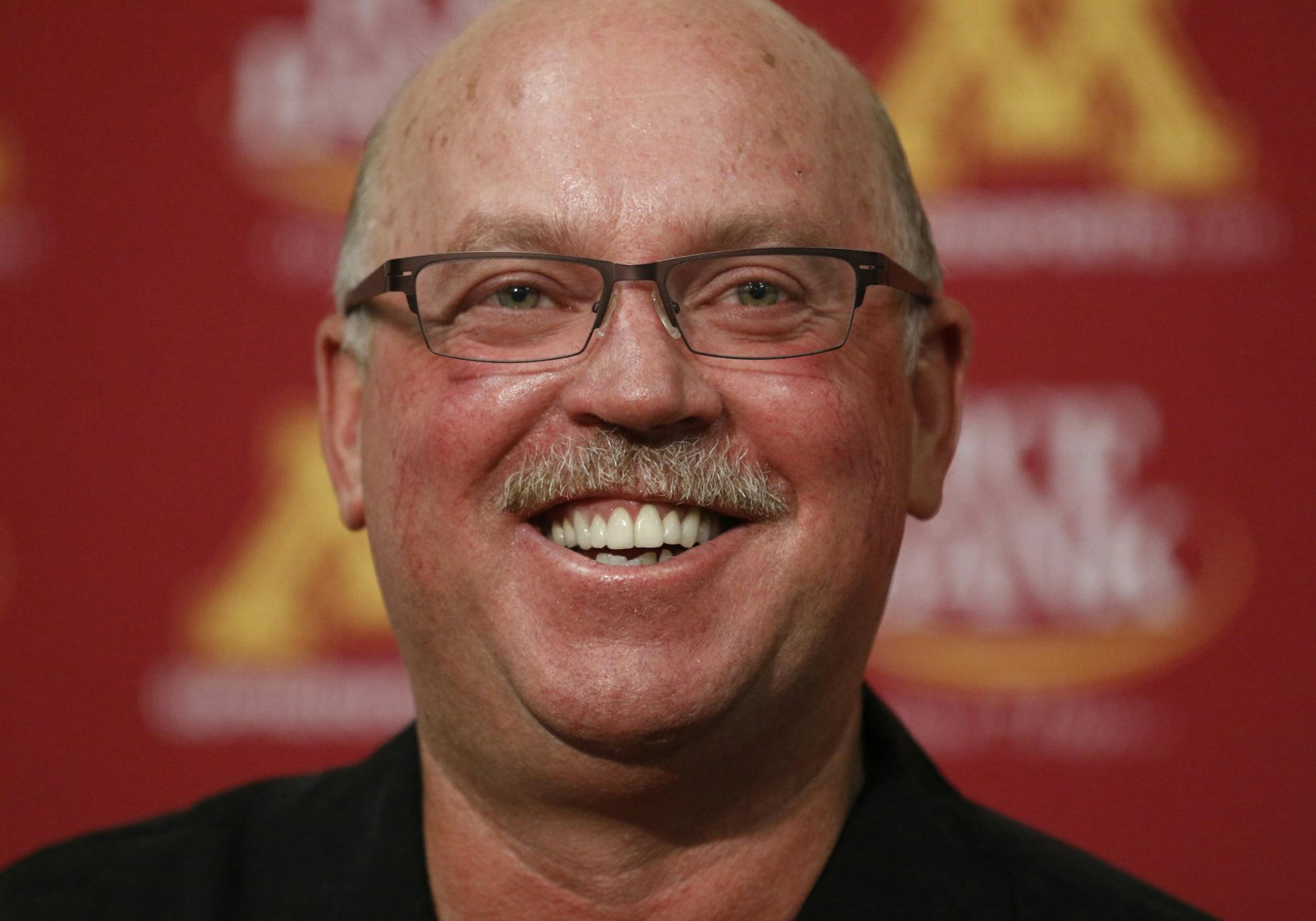 Minnesota Gophers coach Jerry Kill at his press conference Tuesday at noon. Photo: Brian Peterson Star Tribune 9/17/2013 Minneapolis