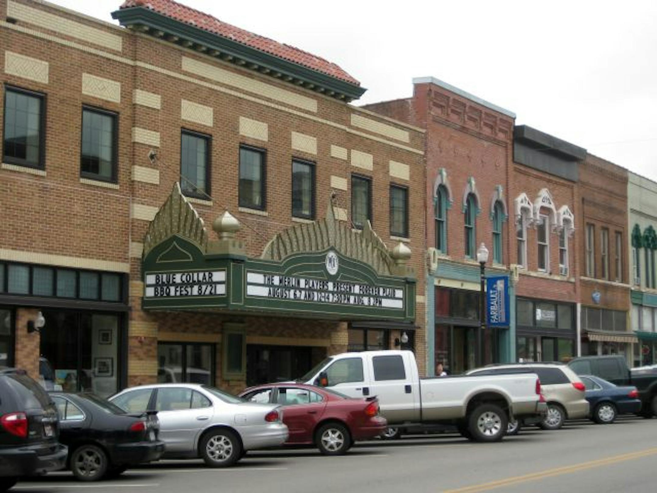Paradise Center for the Arts, renovated buliding has become a regional venue for theater, music and arts events.