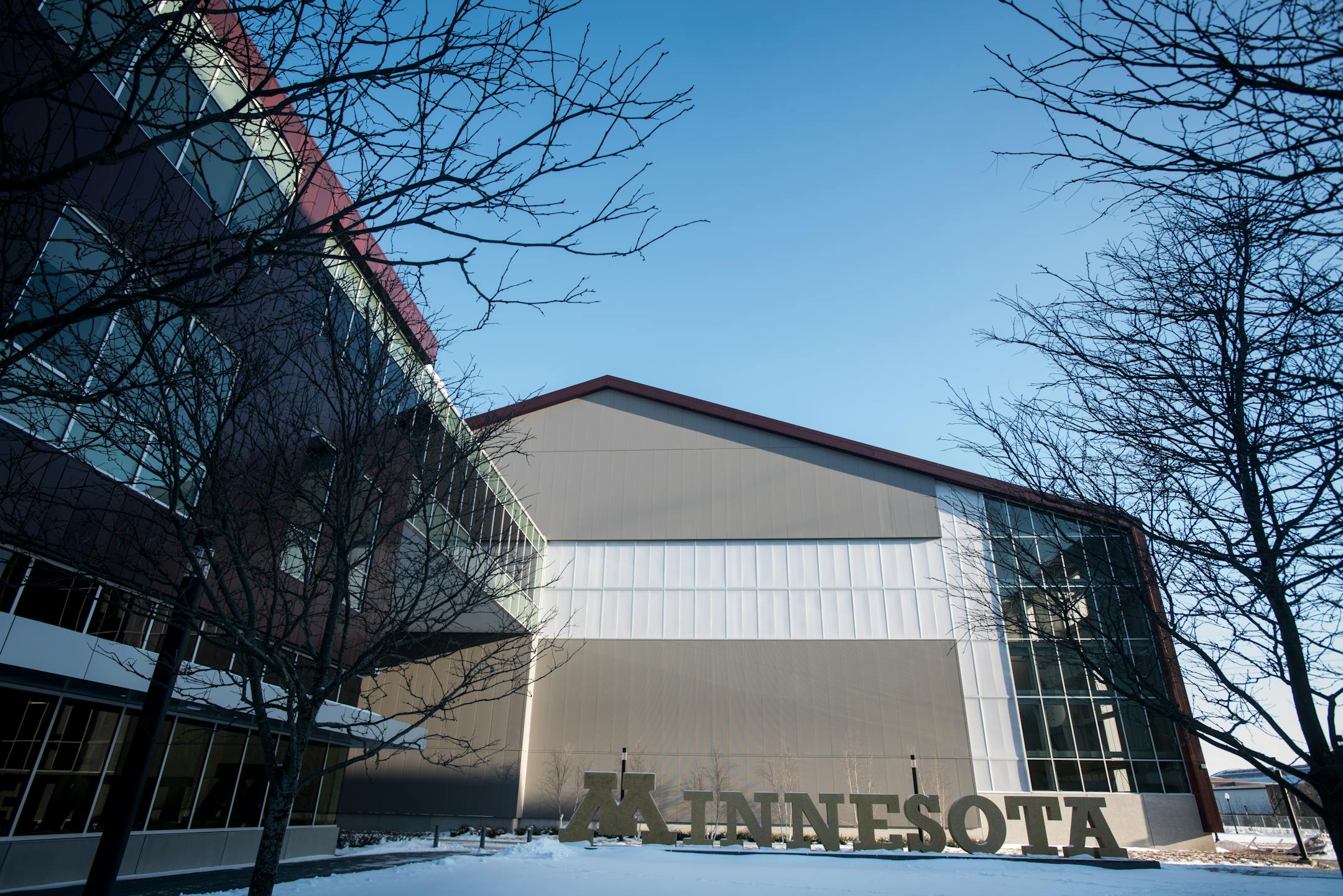 The new Football Indoor Practice Facility.