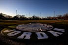 The Jordan Baseball Park, also known as the "Mini Met," sits empty, just as ball fields do around the country.