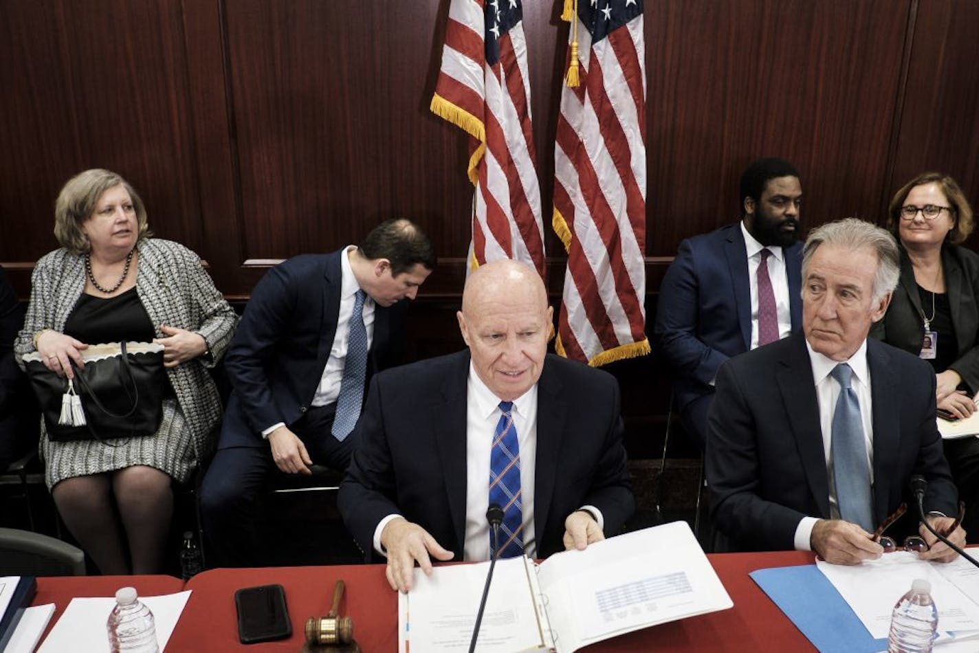 Rep. Kevin Brady, R-Texas, chaired a House Ways and Means committee meeting to merge the House and Senate tax bills on Capitol Hill in Washington this week.