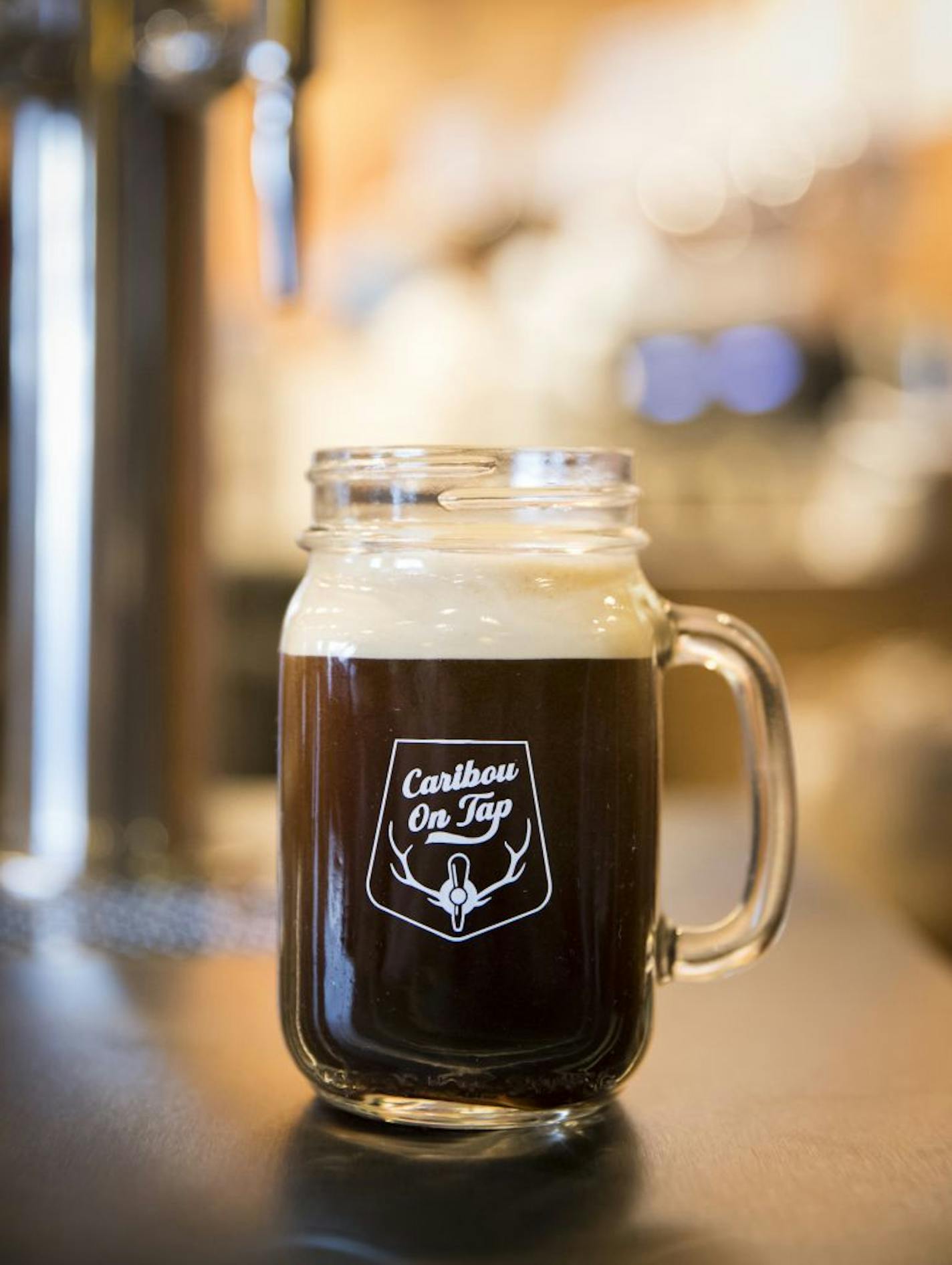 The new Nitro cold brew coffee creates a foam at the top of the coffee like a beer.