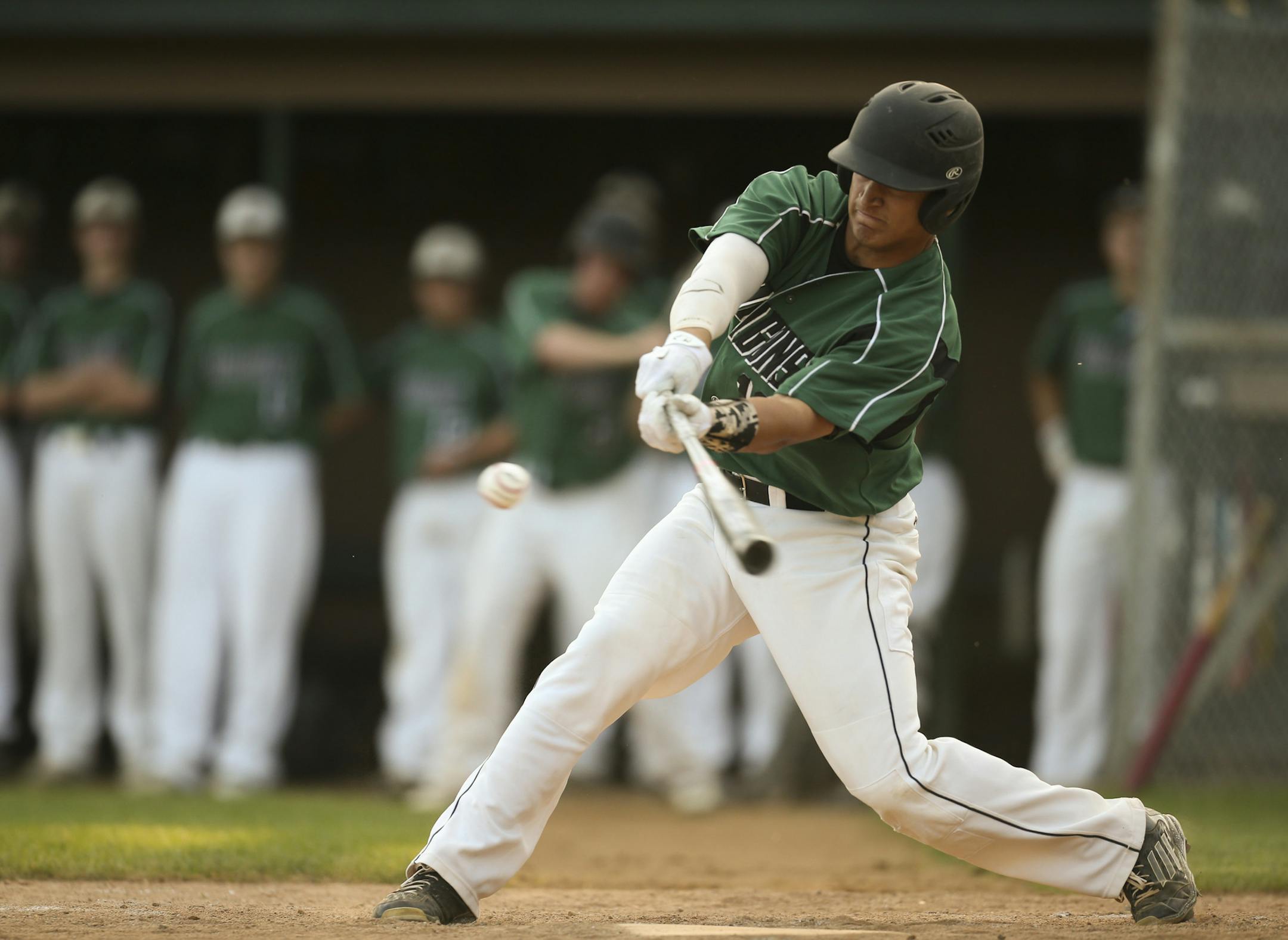 Gophers-bound Litchfield shortstop Eddie Estrada batted .520 this season with eight home runs, 40 RBI and 40 runs scored. (Jeff Wheeler, Star Tribune)