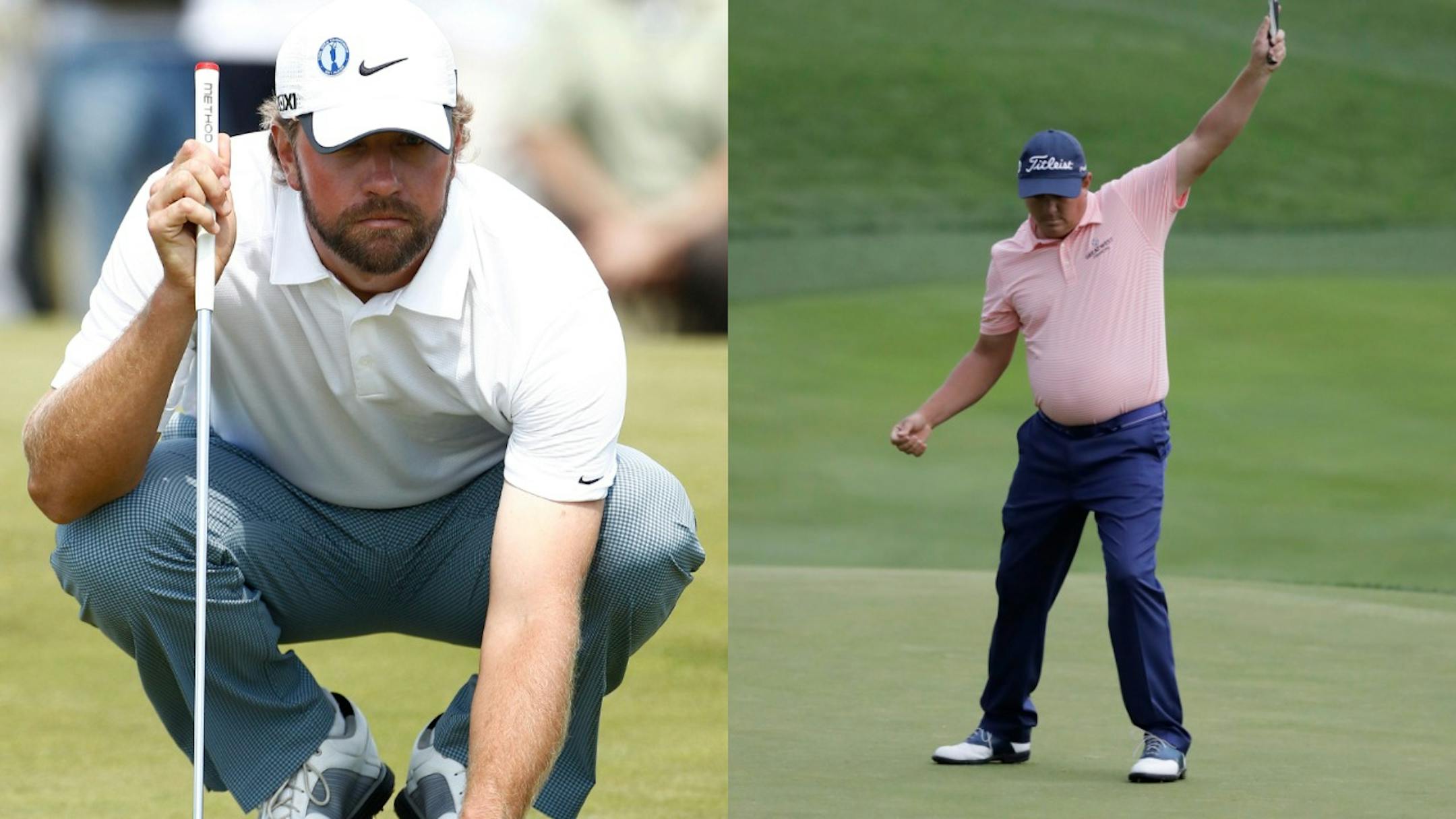 Lucas Glover, left, and Jason Dufner committed to play in the inaugural 3M Open in Blaine come July.