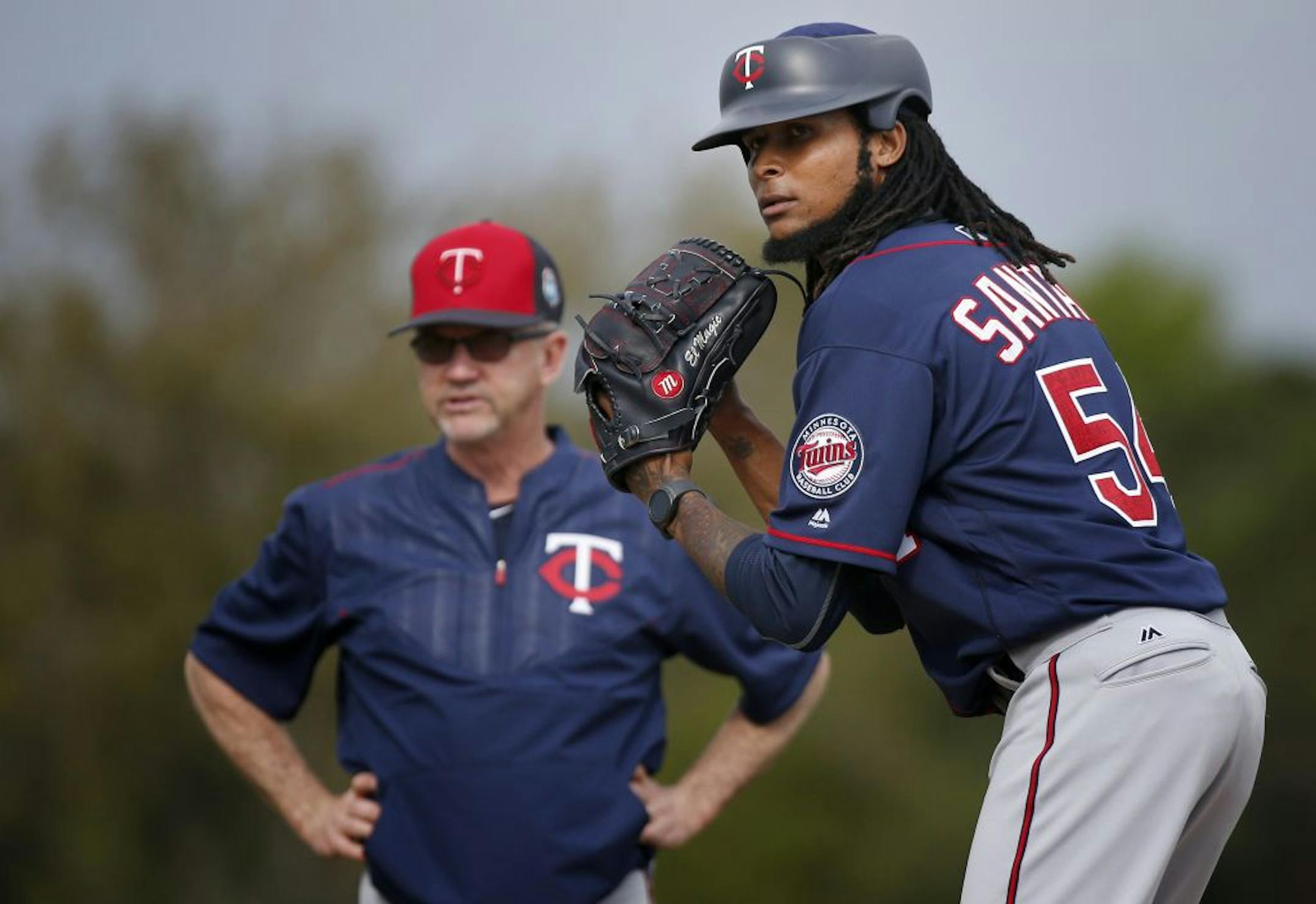 Twins pitcher Ervin Santana
