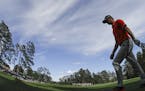 Thomas Pieters of Belgium, walks to the 14th tee during the second round of the Masters golf tournament Friday, April 7, 2017, in Augusta, Ga. (AP Pho