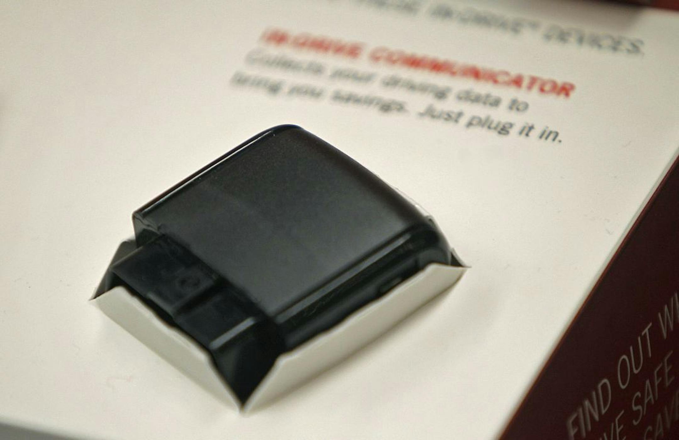 Insurance companies are offering clients a device that monitors driving habits and gives insurance discounts for safe habits, Friday, January 11, 2013 in downtown Minneapolis, MN. (ELIZABETH FLORES/STAR TRIBUNE) ELIZABETH FLORES � eflores@startribune.com