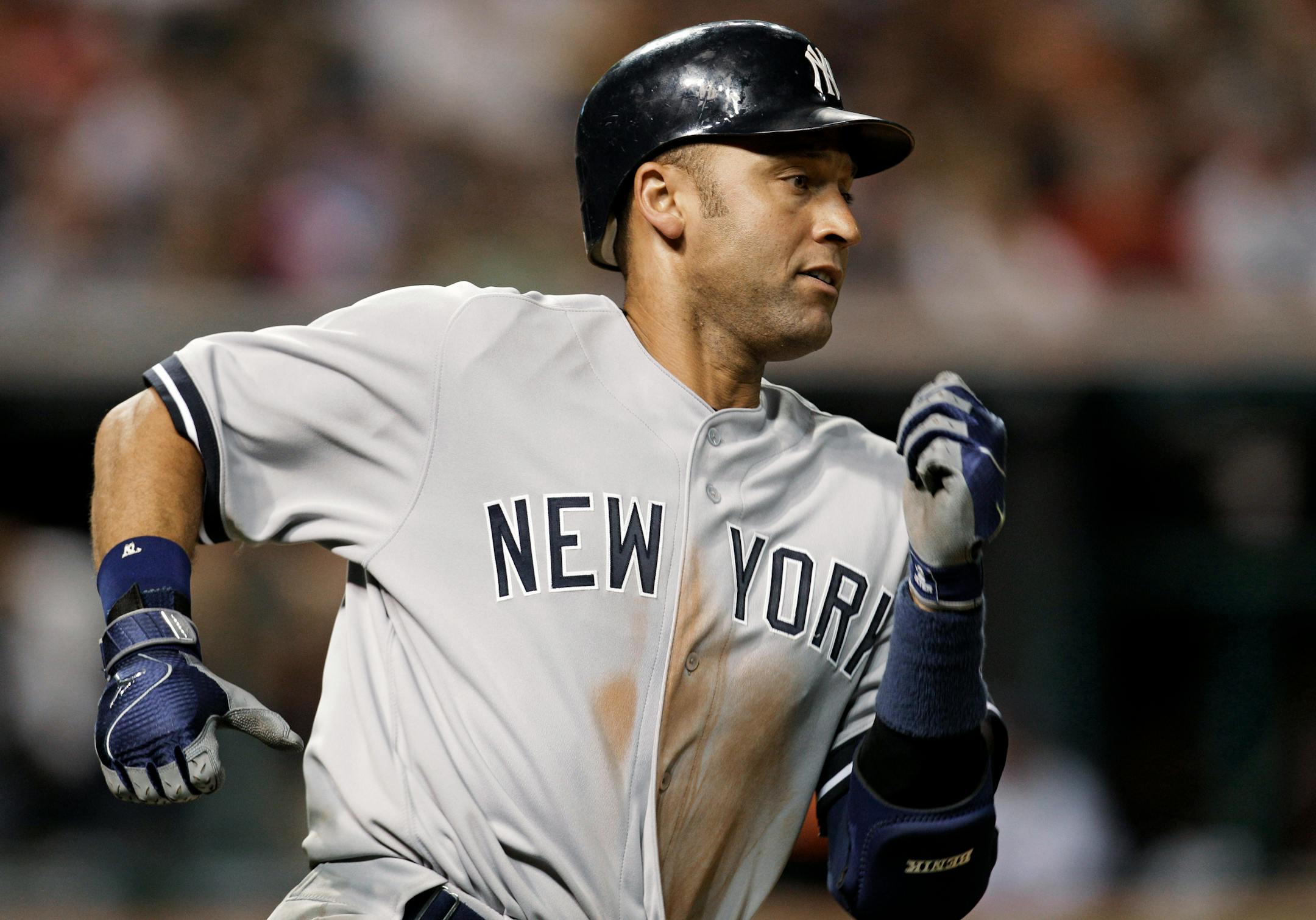 The Yankees' Derek Jeter