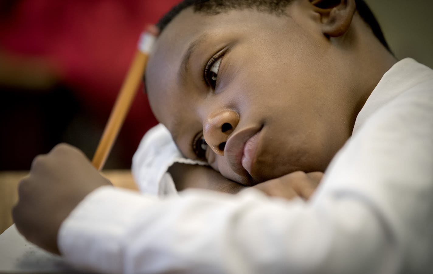 Brian Brinkley is a student at the Mastery School, a north Minneapolis charter school that is one of three schools in the Harvest Network.