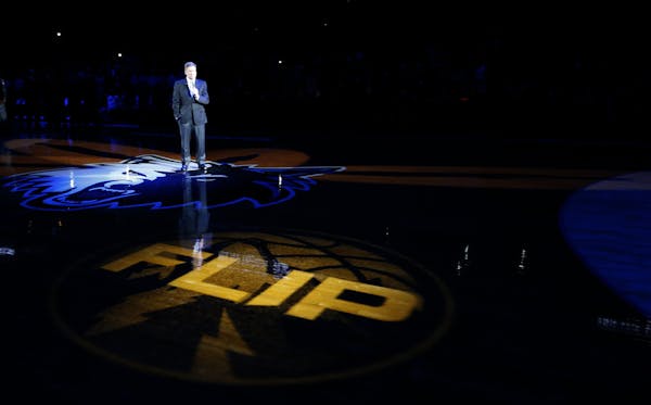The Timberwolves had a pregame tribute to Flip Saunders before the start of this year's home opener at Target Center.