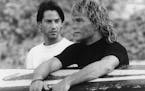 Keanu Reeves, left, and Patrick Swayze,right, star in the action-thriller "Point Break." credit: Richard Foreman, 20th Century Fox
