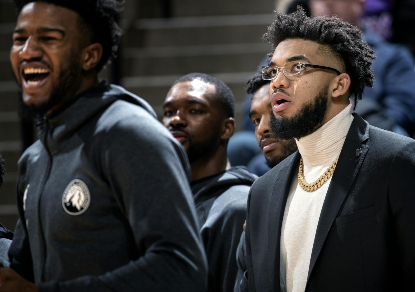 Karl-Anthony Towns has missed 11 games with a knee injury.