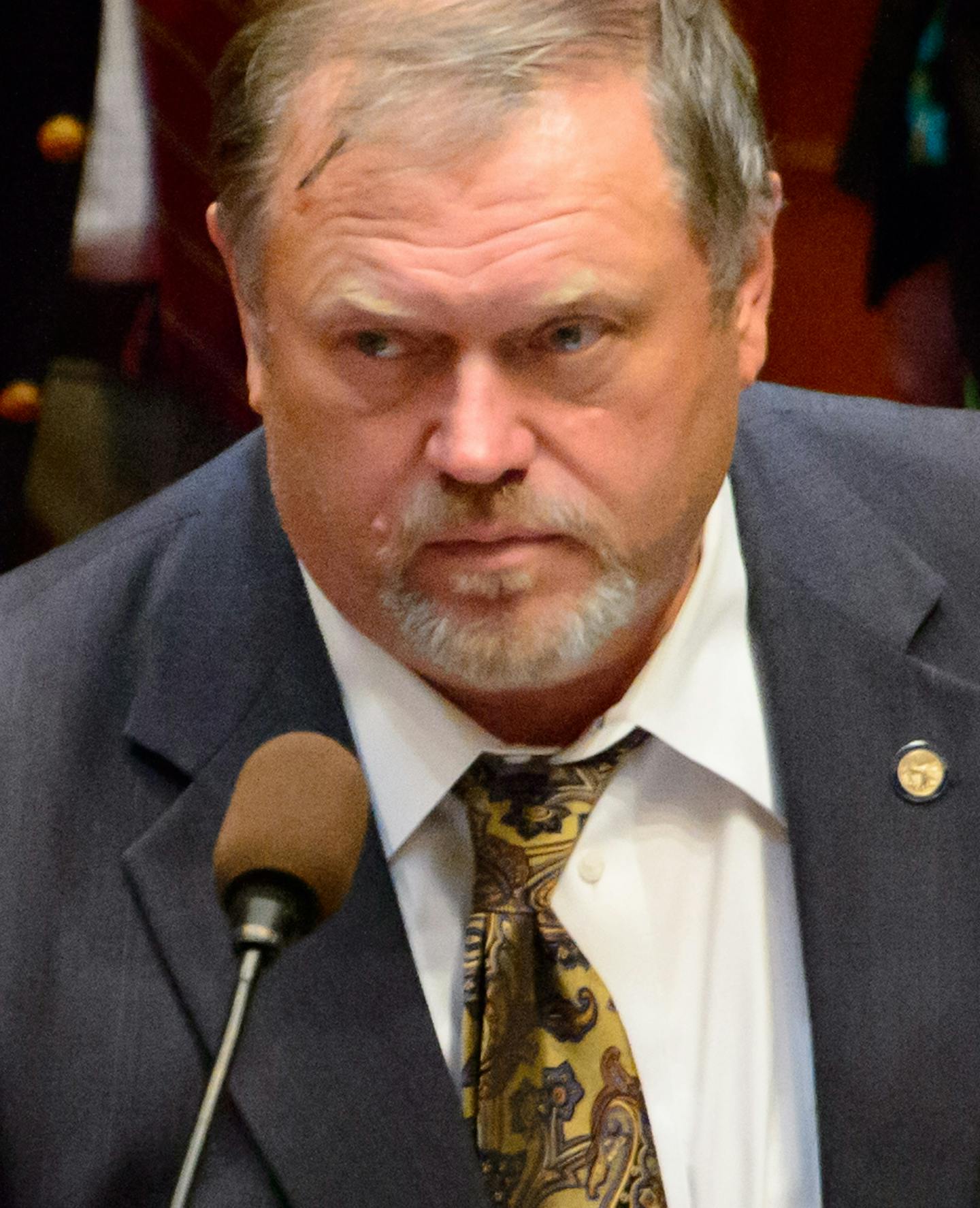 Senate Majority Leader Tom Bakk convened the Senate to work on a host of budget bills. ] GLEN STUBBE * gstubbe@startribune.com Monday, May 18, 2015 ORG XMIT: MIN1505182025200505