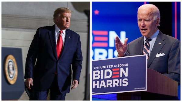 President Donald Trump and Democrat Joe Biden are bringing their campaigns to Minnesota on the same day the state kicks off early voting, making the s