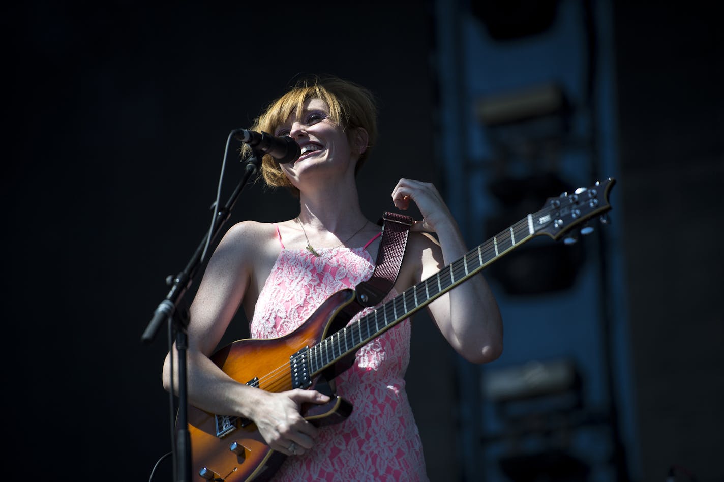 Haley Bonar performed Saturday at Eaux Claires.