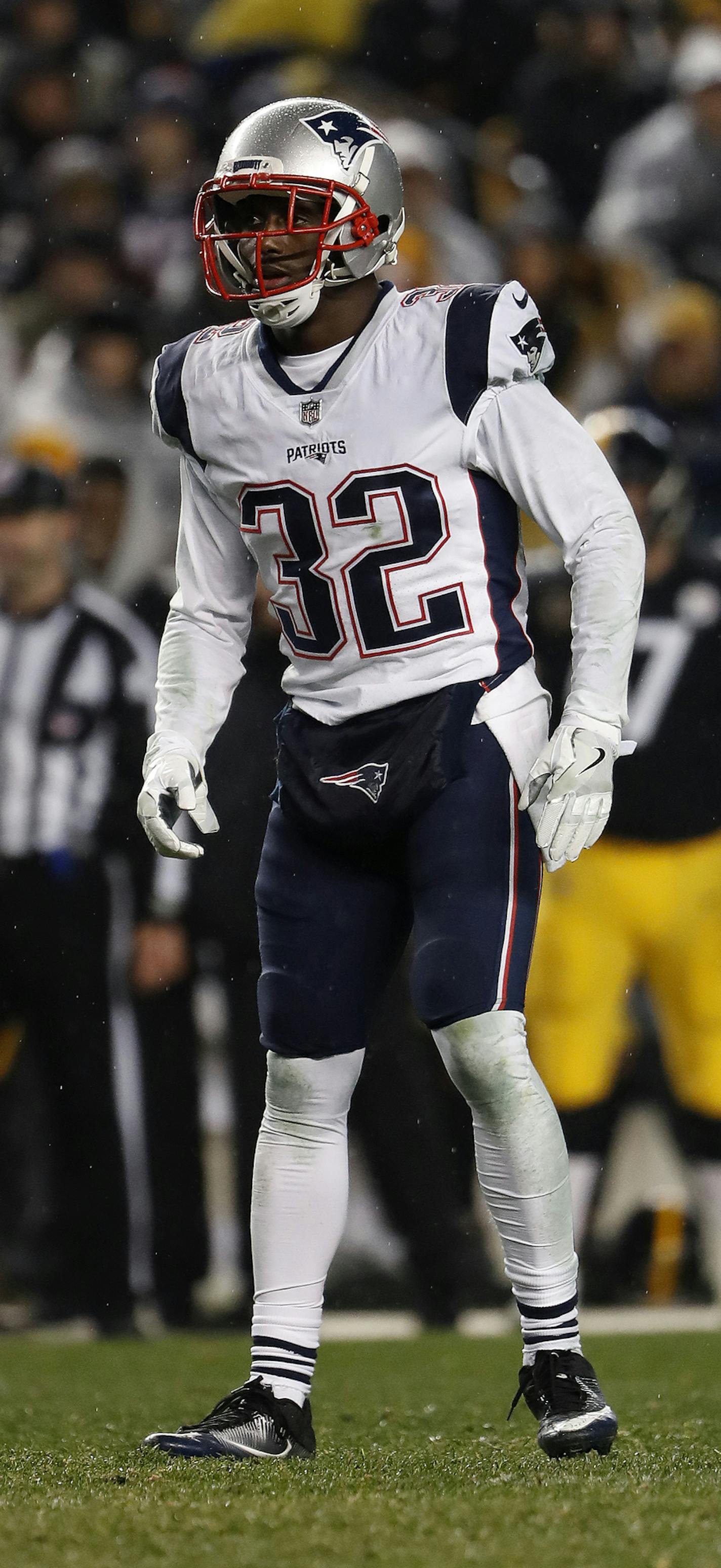 New England Patriots free safety Devin McCourty during an NFL football game against the Pittsburgh Steelers at Heinz Field in Pittsburgh Sunday, Dec. 17, 2017. (Winslow Townson/AP Images for Panini) ORG XMIT: FBO10