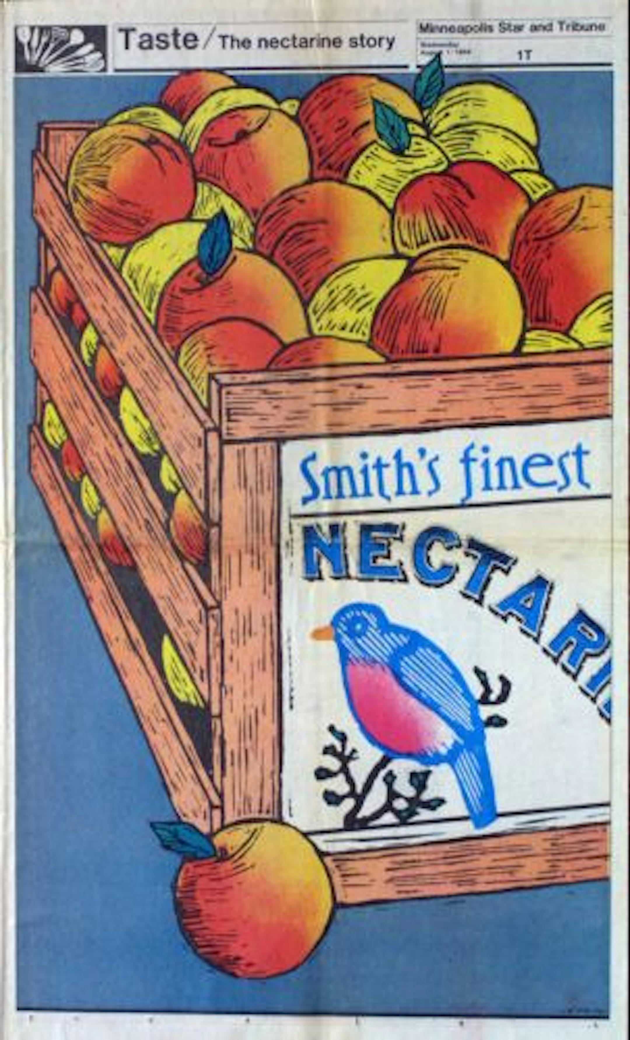 Copy of Taste section cover art by J.W. Smith, published 1984.