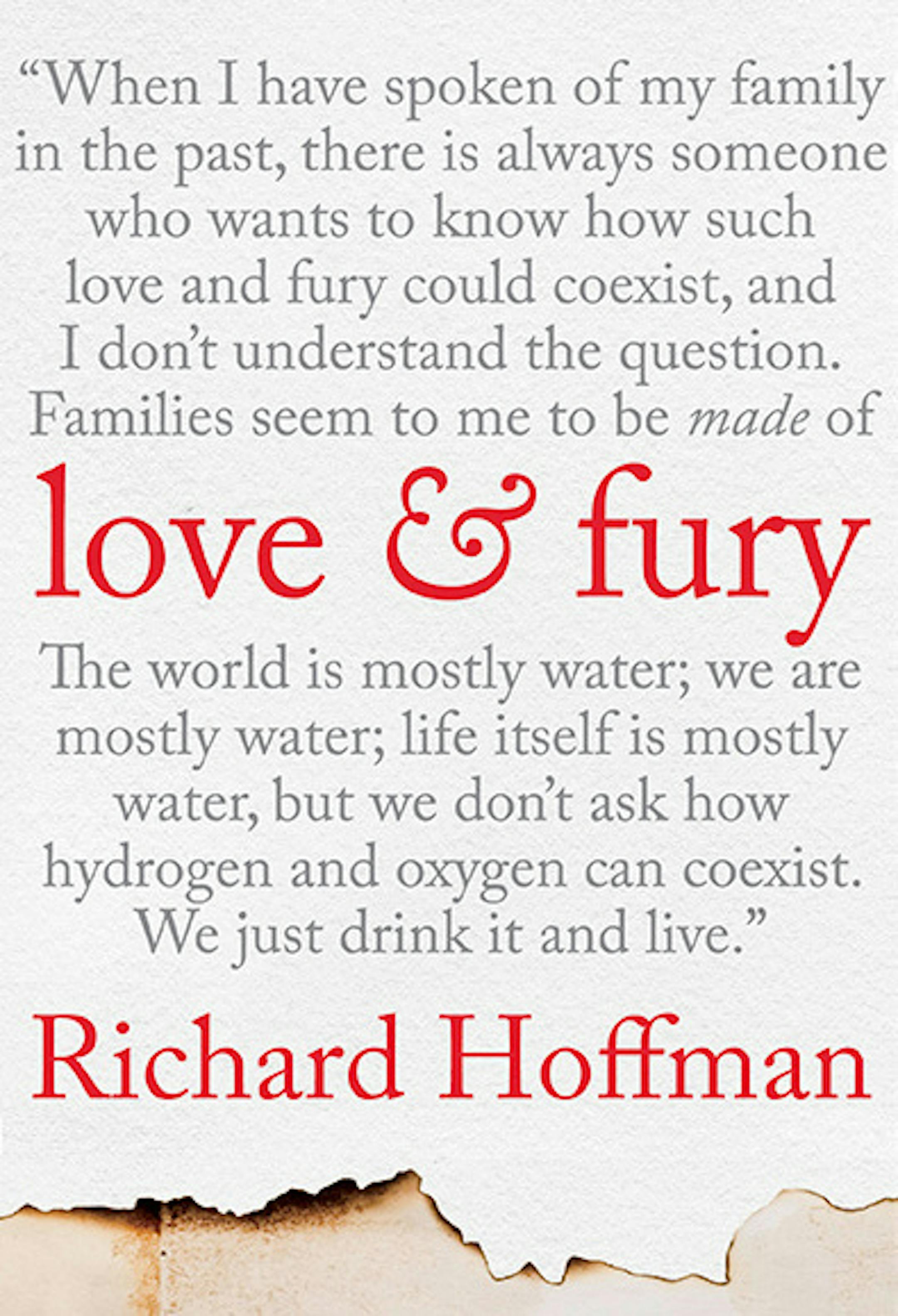 "Love & Fury" by Richard Hoffman