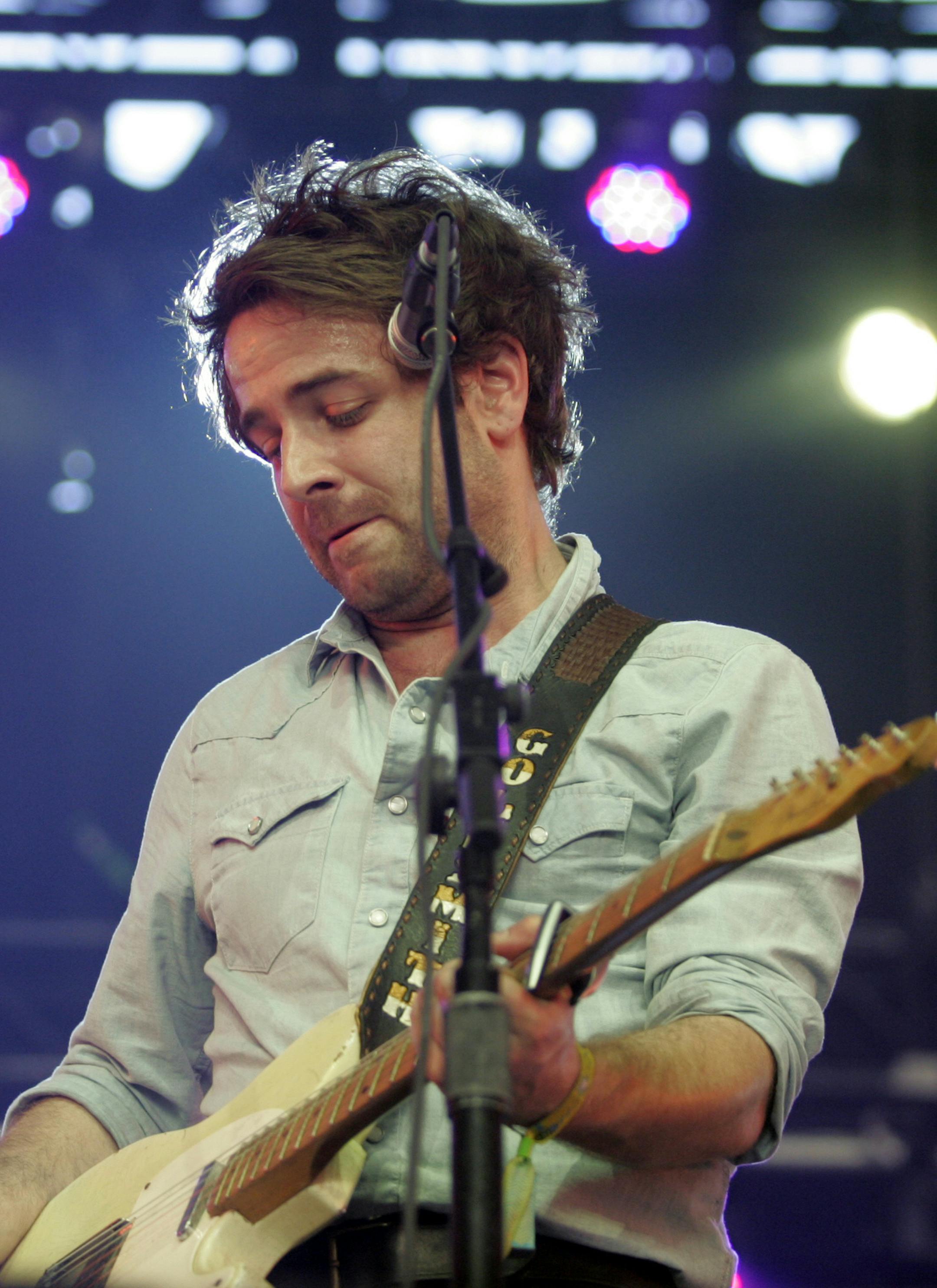 Dawes performs during the second weekend of the Coachella Valley Music and Arts Festival, Friday, April 20, 2012 in Indio CA. (AP Photo/Michael Snyder ,The Desert Sun) ORG XMIT: MIN2013070110380667