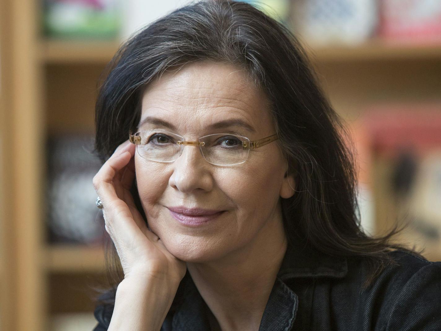 A portrait of Louise Erdrich at her bookstore, Birchbark Books, in Minneapolis, Minn., on Thursday, May 5, 2016. Her latest and 15th novel, "LaRose," reflects her experience of family and resilience.