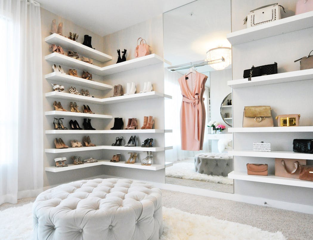 Homeowners may choose to expand their closet space and add built-in storage.