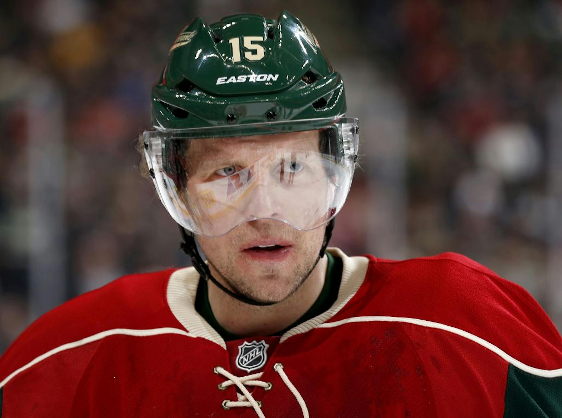 Minnesota Wild forward Dany Heatley.