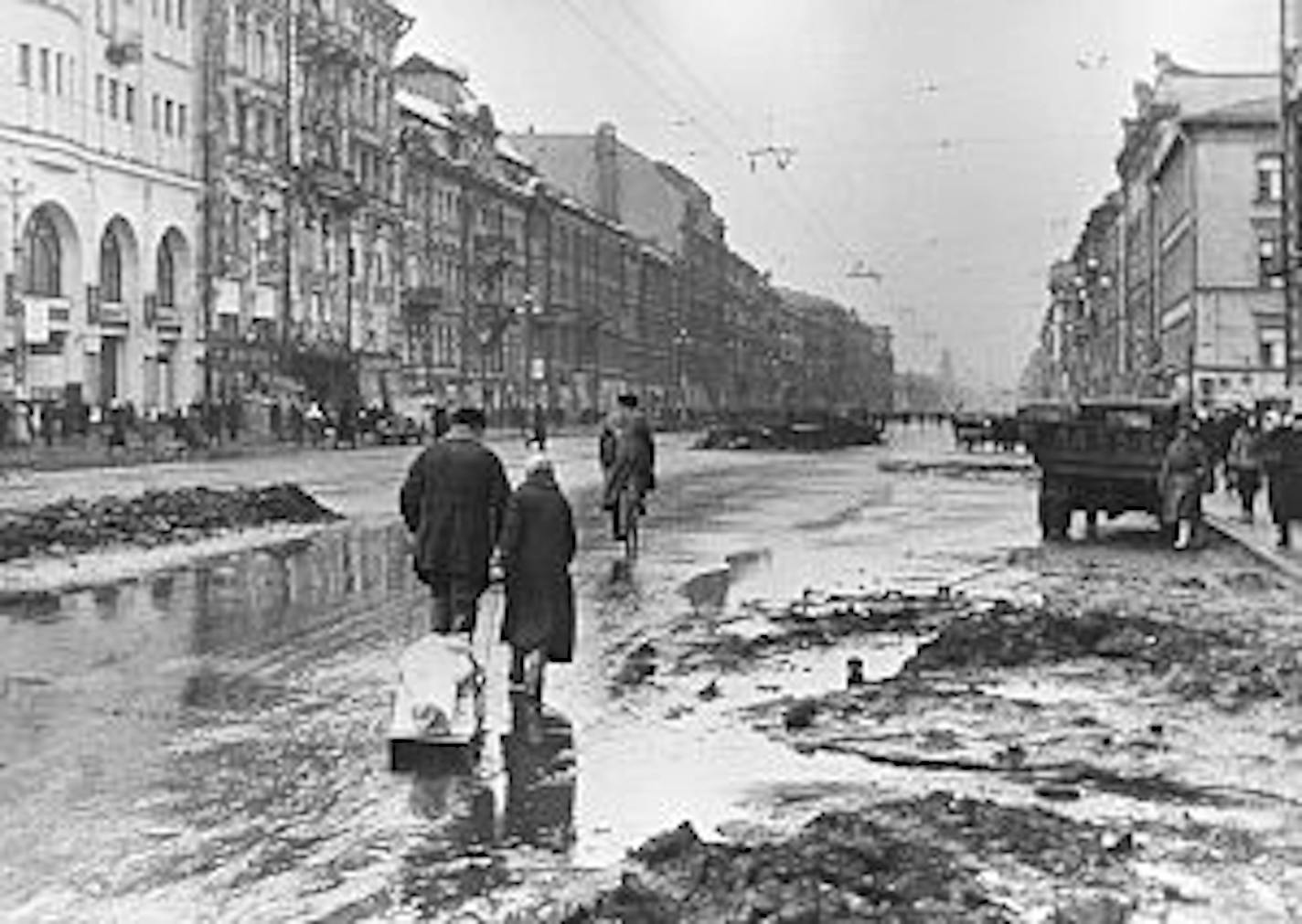 Leningrad during the siege.