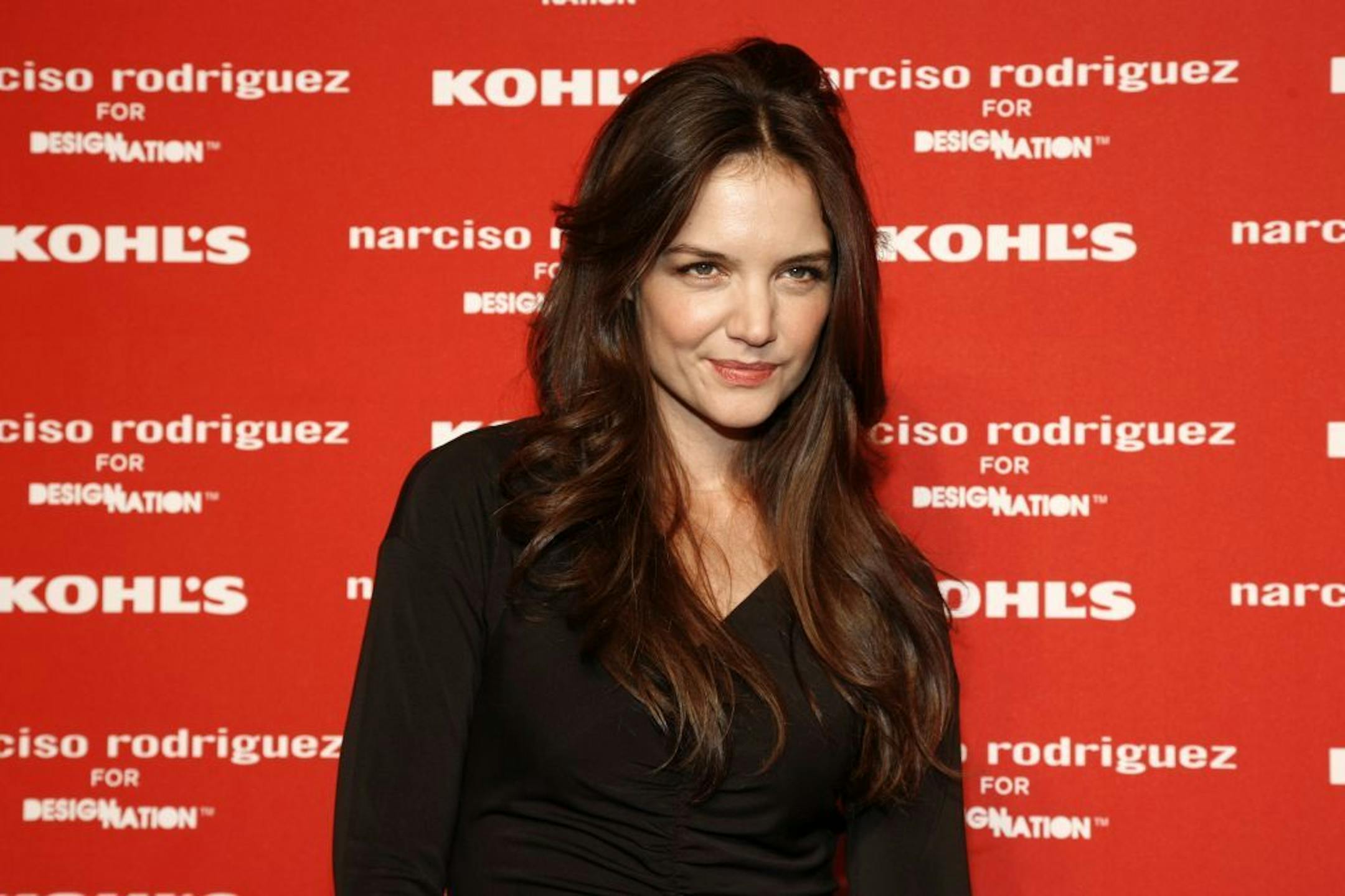 Actress Katie Holmes attends the Kohl's Narciso Rodriguez collection launch celebration at The IAC Building on Monday, Oct. 22, 2012 in New York.
