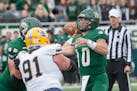 Bemidji State quarterback Brandon Alt has thrown for 3,656 yards (ranked fourth in Division II)  and 43 touchdowns (second) this season.