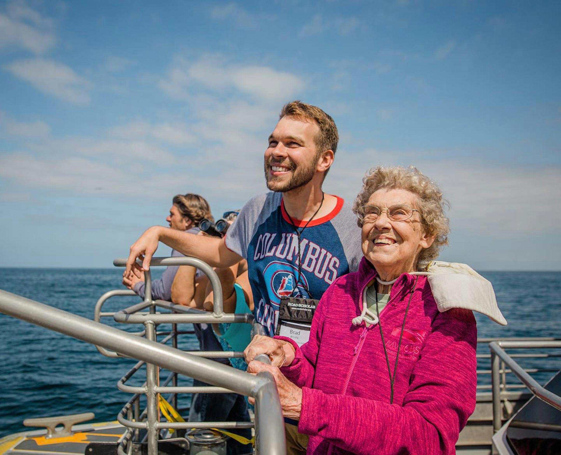 Brad Ryan with his grandmother, Joy Ryan, during a 2019 visit to Channel Islands National Park in California. MUST CREDIT: Cheryl Hutchison