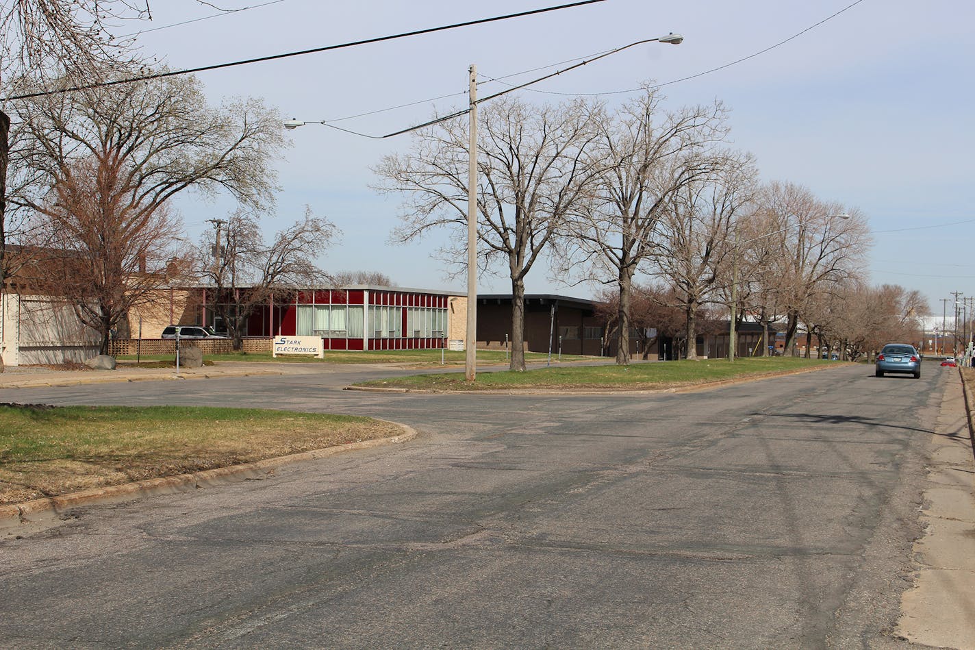 The site of the proposed MLS soccer stadium, on Royalston Avenue in Minneapolis.