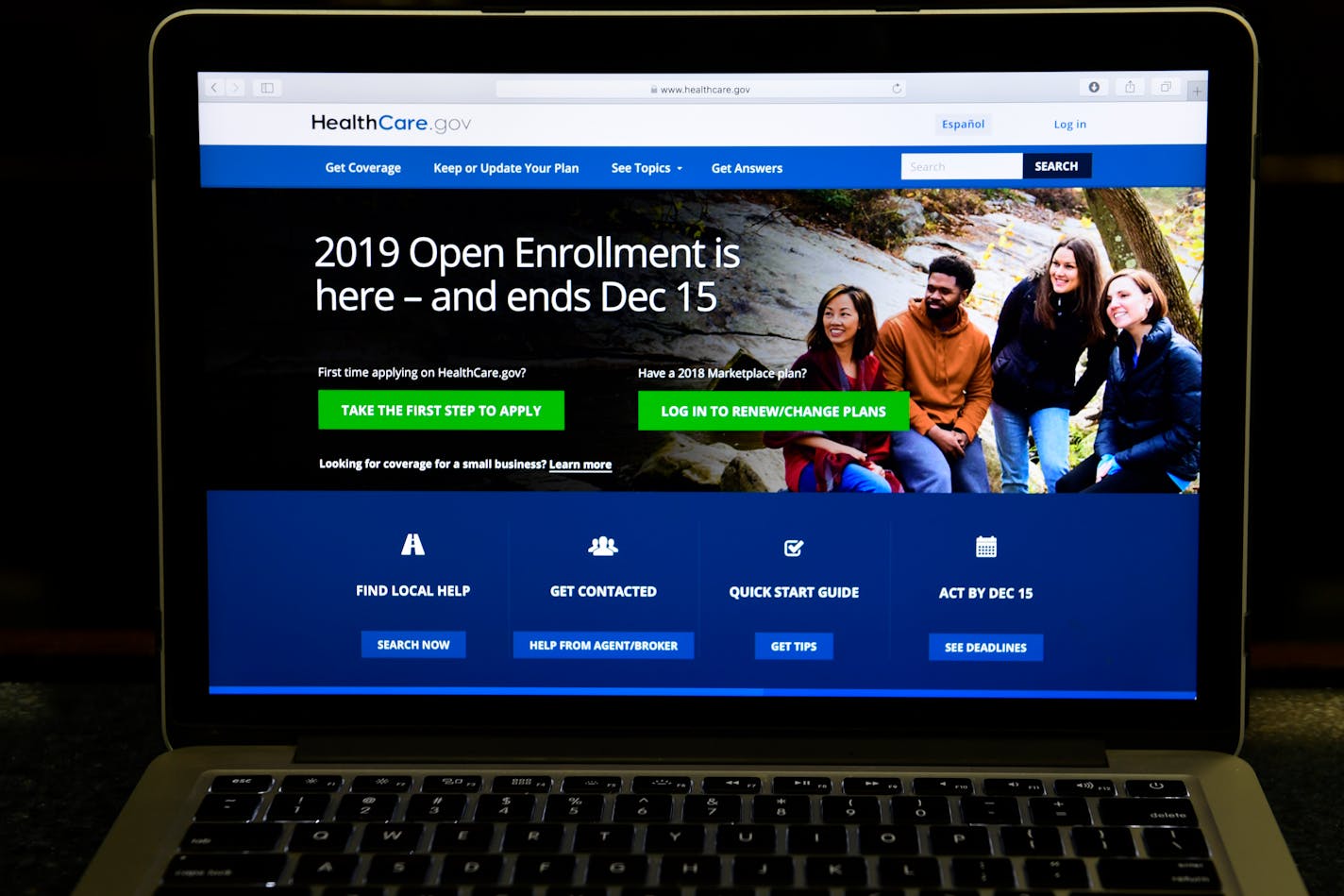 The federal website where consumers can sign up for health insurance under the Affordable Care Act.