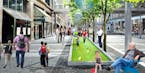 Nicollet Mall redesign project. Art Walk Design by James Corner Field Operations ORG XMIT: MIN1503261110434328