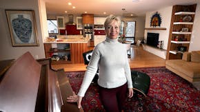 Homeowner Dorene Wernke. Home of the Month. A 1958 Edina split level transformation with a new kitchen and three-season porch.