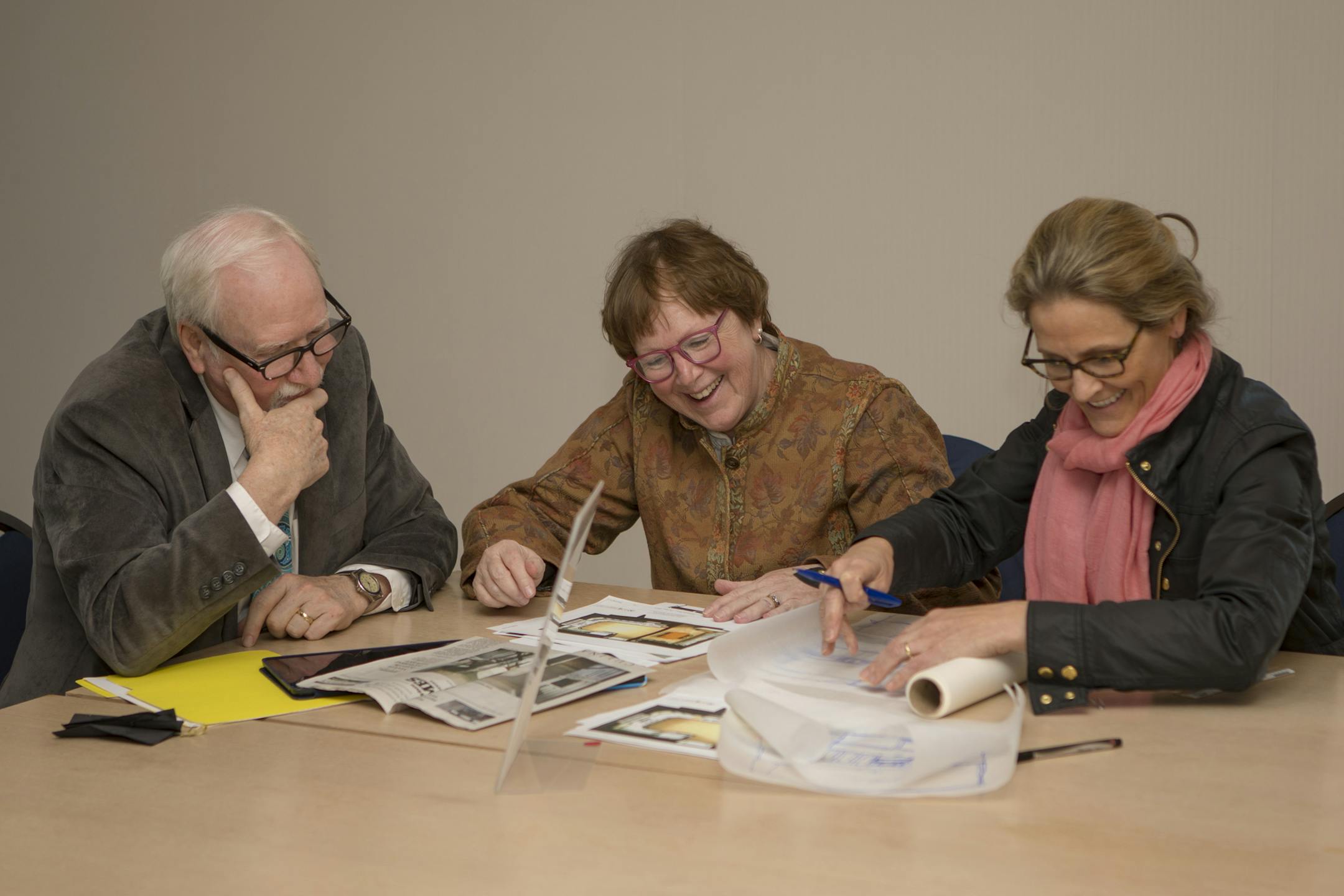 Kevin and Susan Sauter with Jean Rehkamp Larson.