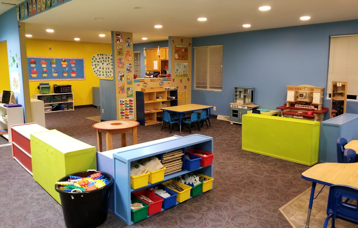 Preschool area at Hillside Learning Center.