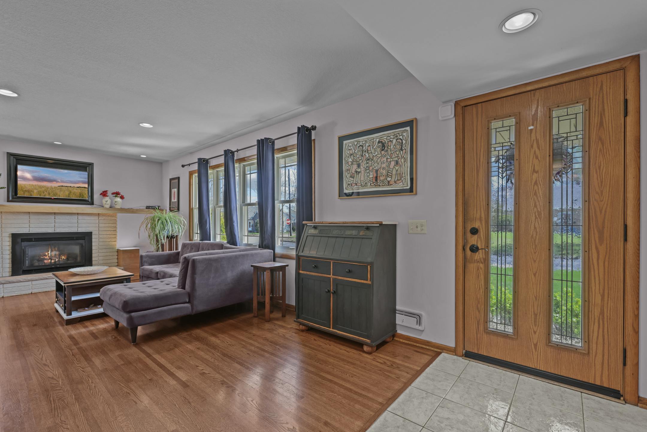 From built-in-shelving to extended fireplace mantles, a Robbinsdale rambler makes use of every square inch.