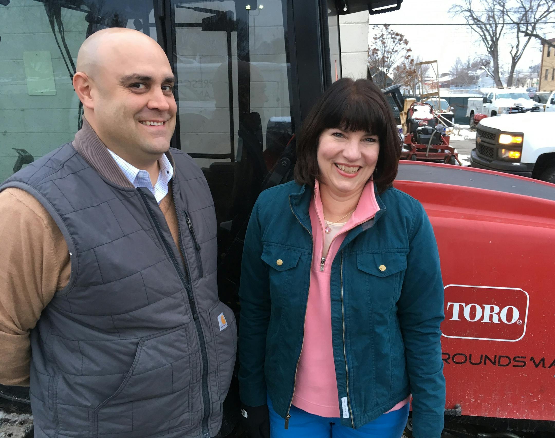 Ryan Foudray and Paulita LaPlante, owners of Prescription Landscape of St. Paul. Photo: Neal.St.Anthony@startribune.com