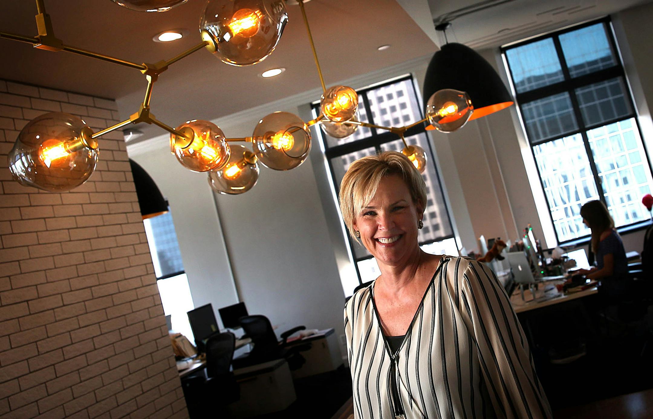 Lynne Robertson is the CEO and owner of the Minneapolis ad agency Fame.] JIM GEHRZïjames.gehrz@startribune.com (JIM GEHRZ/STAR TRIBUNE) / June 17, 2016/ 1:30 PM , Minneapolis, MN - BACKGROUND INFORMATION: It's been a year since Lynne Robertson acquired full ownership of her Minneapolis advertising firm Fame.