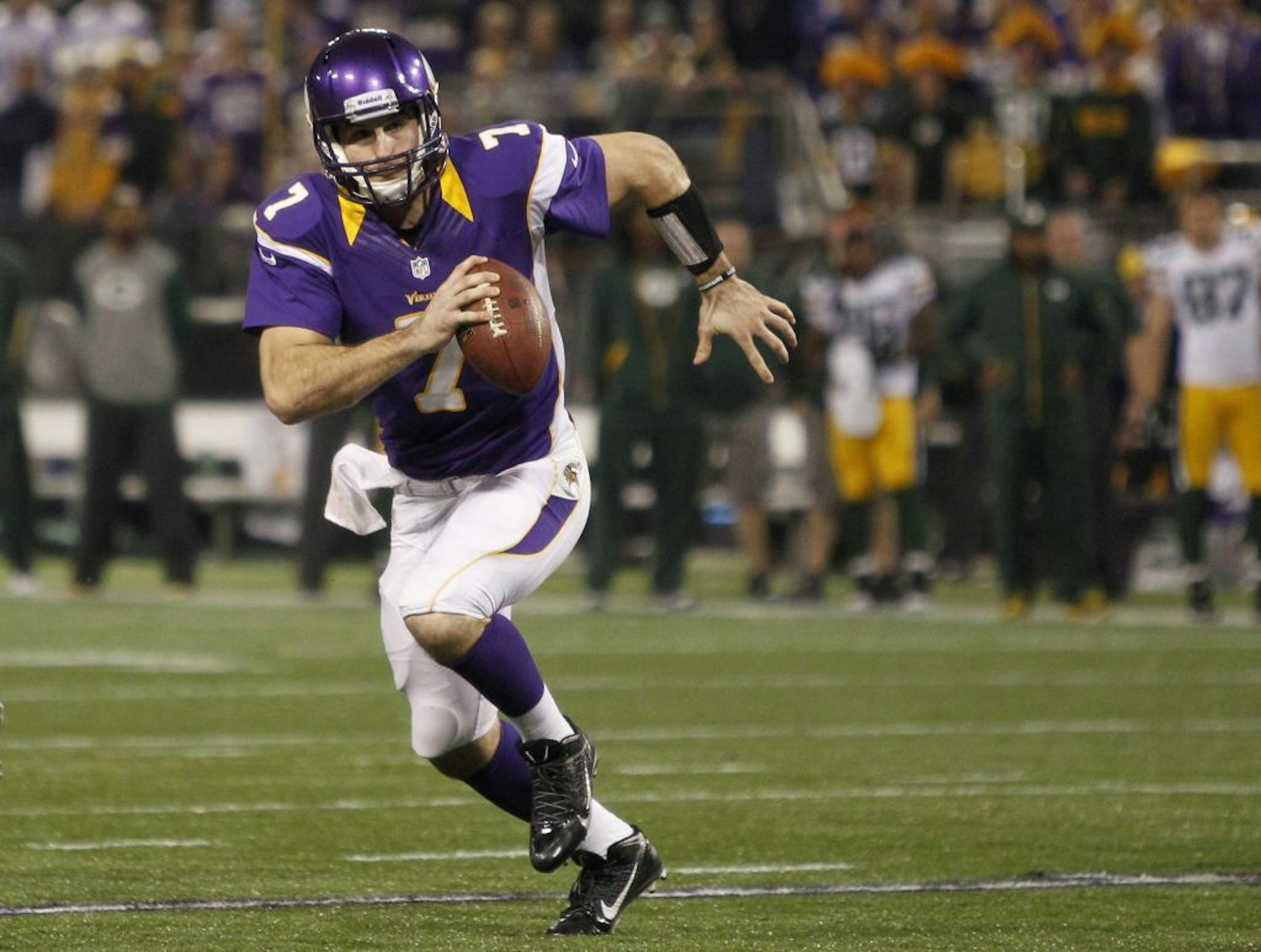 Minnesota Vikings quarterback Christian Ponder