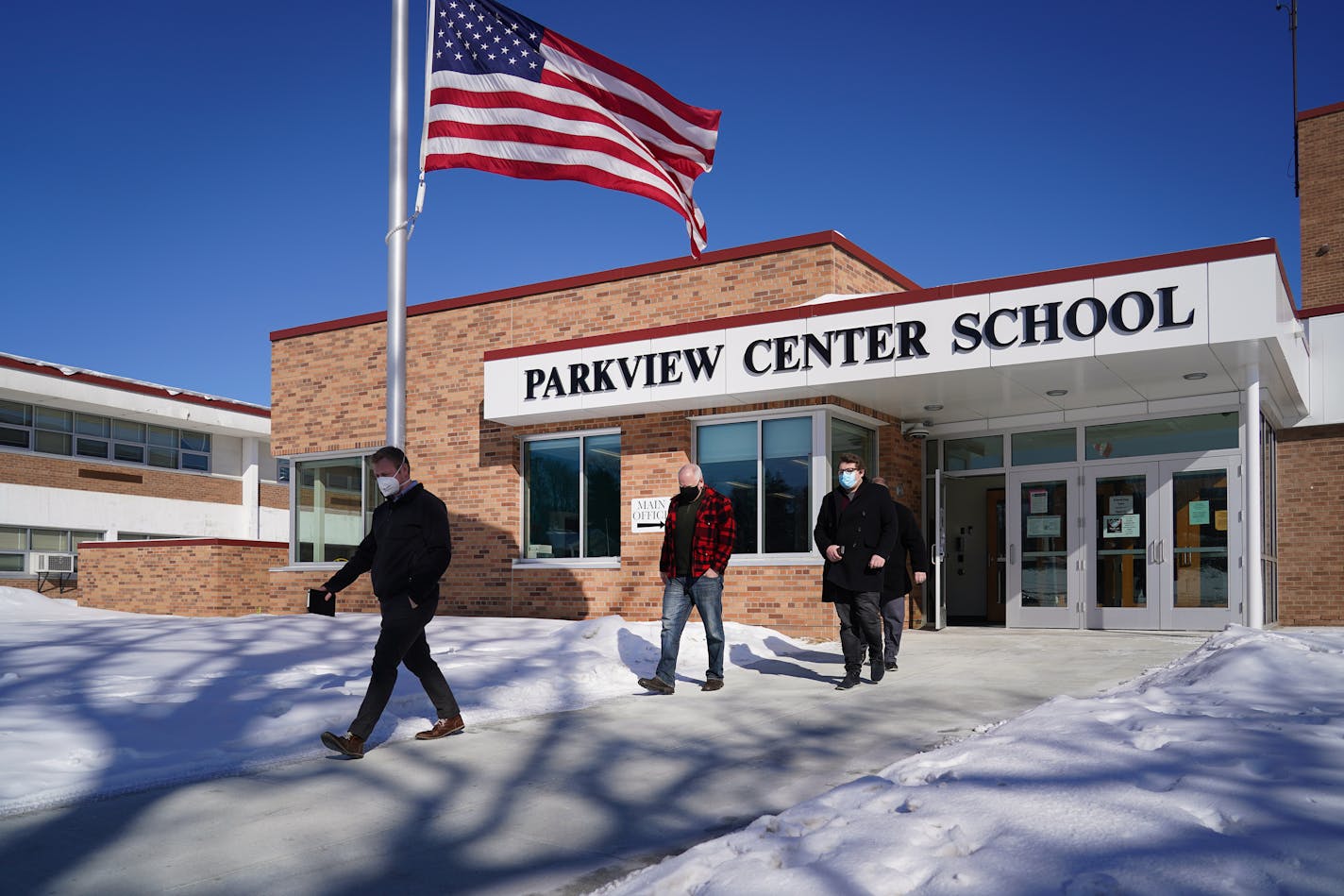 Parkview Center School, a K-8 school in Roseville. The logistics of administering the Minnesota Comprehensive Assessments, or MCAs, during the pandemic have raised new questions about the results and how they might be used.