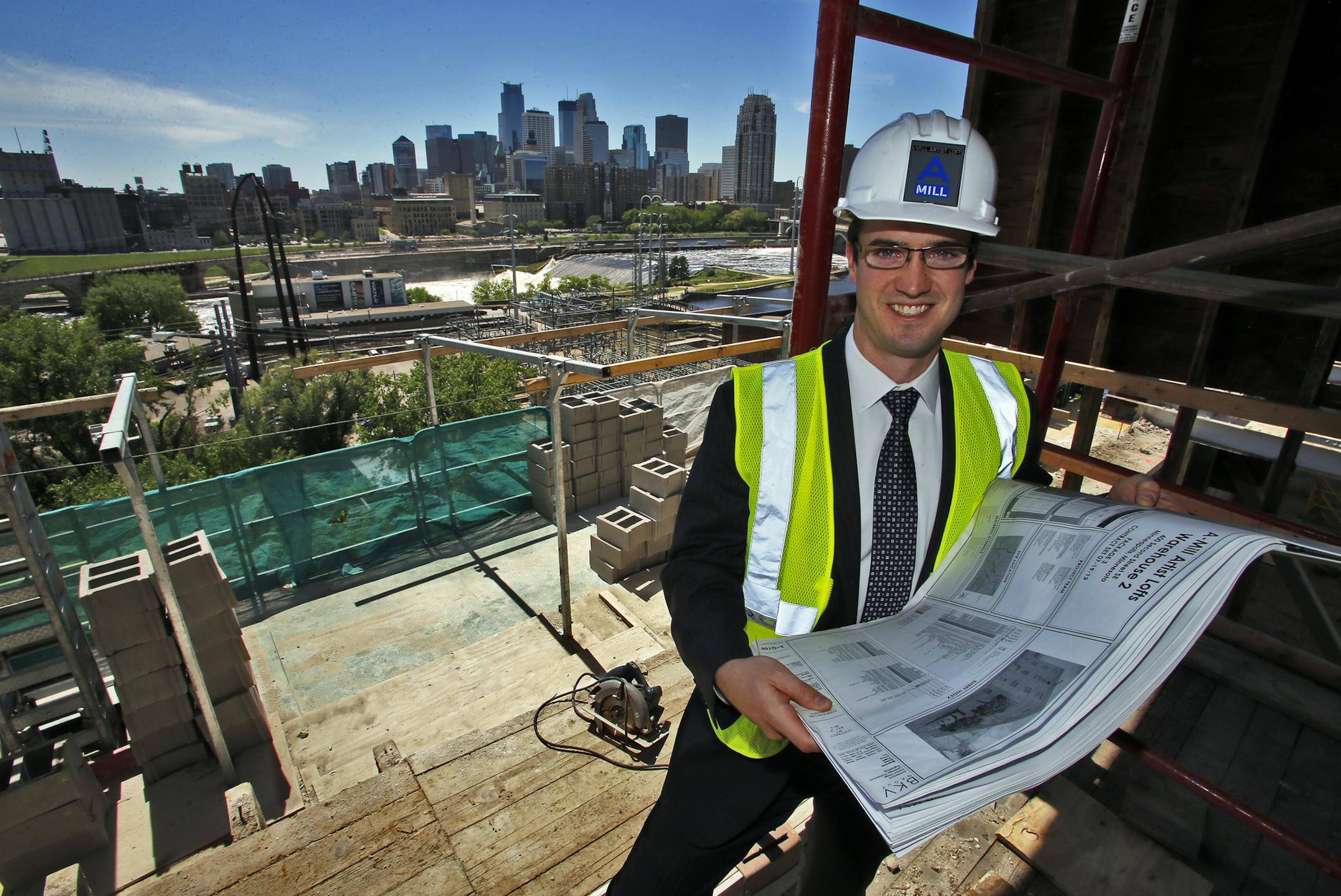 Owen Metz, renovation manager of Pillsbury A-Building on SE Main in Minneapolis. ] . (MARLIN LEVISON/STARTRIBUNE(mlevison@startribune.com)
